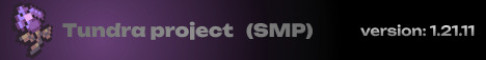 Обложка сервера Tundra project smp