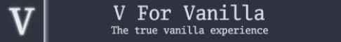 Обложка сервера V For Vanilla